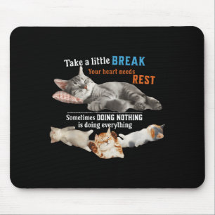 Zertifizierter Nickerchen-Experte Lustiges Faules  Mousepad