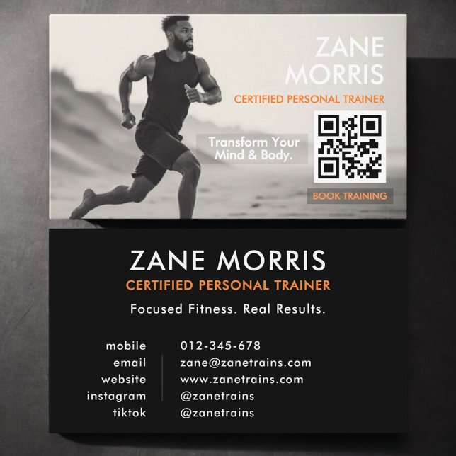 Zertifizierter Personal Trainer QR-Code Visitenkarte (Von Creator hochgeladen)