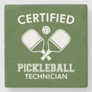 Zertifizierter Pickleball-Techniker Steinuntersetzer