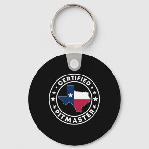 Zertifizierter Pitmaster Texanischer Bbq-Grill Tex Schlüsselanhänger