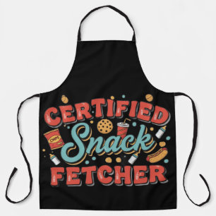 Zertifizierter Snack-Holer Lustiger Eltern-Humor A Schürze