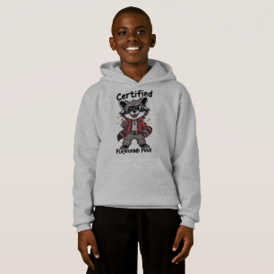 Zertifizierter Spielplatz-Punk Waschbär-Sonnenbril Hoodie