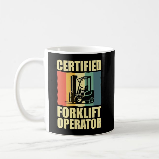 Zertifizierter Stapler Kaffeetasse (Links)