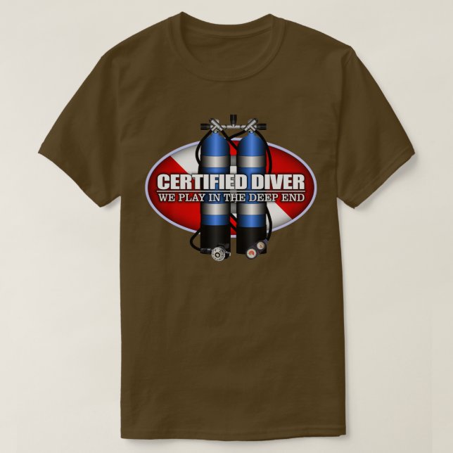 Zertifizierter Taucher ST T-Shirt (Design vorne)