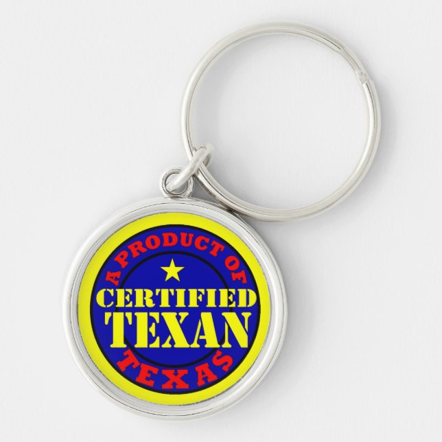 ZERTIFIZIERTER TEXAN SCHLÜSSELANHÄNGER (Vorne)