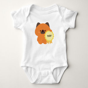 Zertifizierter ungeschickter deutscher Schäferhund Baby Strampler