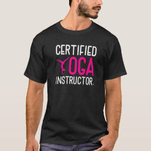 Zertifizierter Yoga-Instruktor Lehrer Buddhismus M T-Shirt