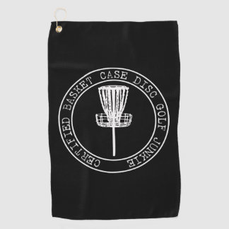 Zertifiziertes Basket Case Disc Golf Junkie Golf H Golfhandtuch