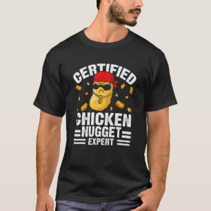 Zertifiziertes Chicken Nugget Expert Food Pun Zita T-Shirt