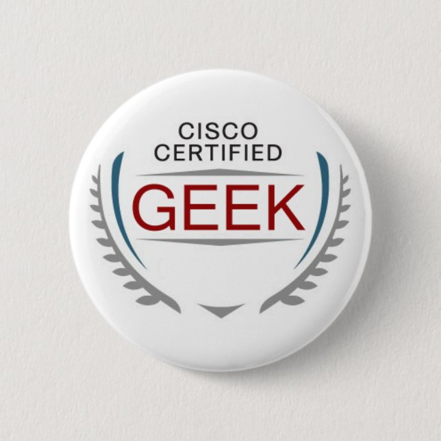 ZERTIFIZIERTES GEEK BUTTON (Vorderseite)