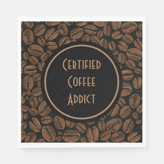 Zertifiziertes Kaffeedokument Serviette (Vorderseite)