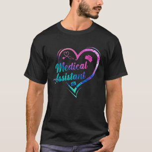 Zertifiziertes medizinisches Assistant Watercolor T-Shirt