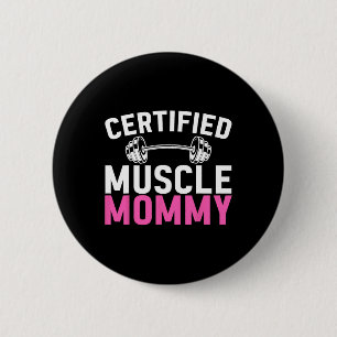 Zertifiziertes Muskel-Mummy-Krafttraining Workout Button