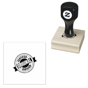 ZERTIFIZIERTES ORIGINAL Impressionen Dokument Jet Gummistempel