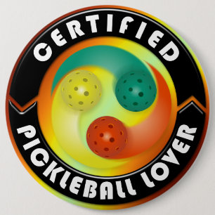 Zertifiziertes Pickleball Lover 1 Button