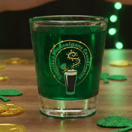 Zertifiziertes Shenanigans-Schnapsglas – Party Schnapsglas