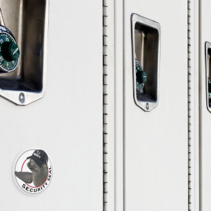 Zertifiziertes Sicherheitssiegel Deadpan-Siegel- Magnet