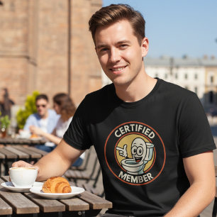 Zertifiziertes Skibidi-Toiletten-Mitglied T-Shirt
