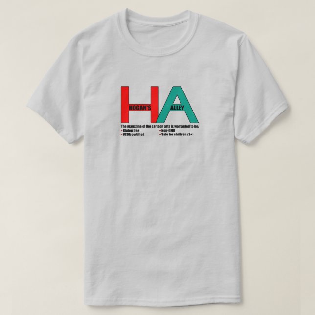 Zertifizierungs-Shirt "Hogan's Alley" T-Shirt (Design vorne)