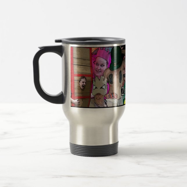 Zertrümmern Bros. Lärm-Reise-Tasse Reisebecher (Links)