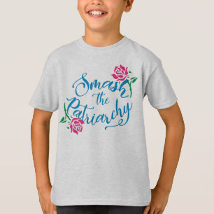 Zertrümmern der T - Shirt des Patriarchyjungen