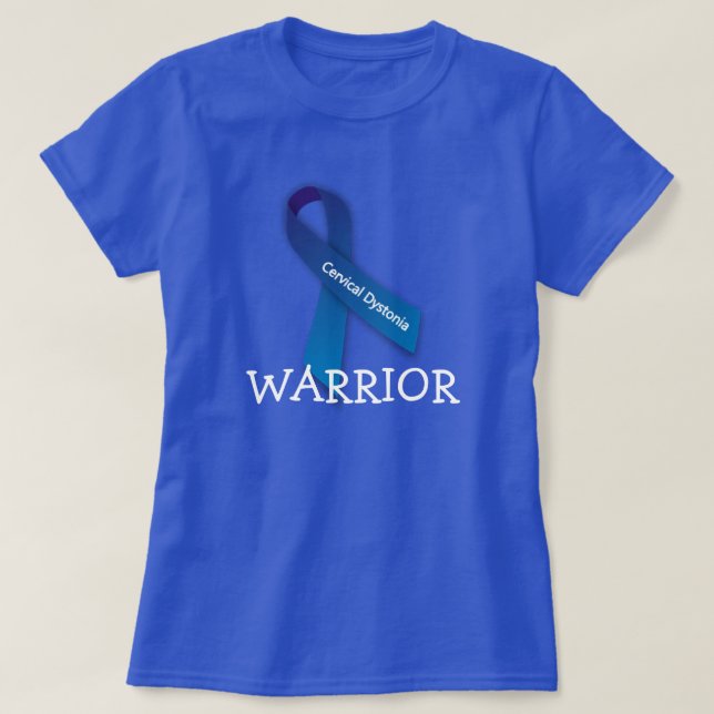 Zervikaler Dystonie-Krieger-T - Shirt (Design vorne)