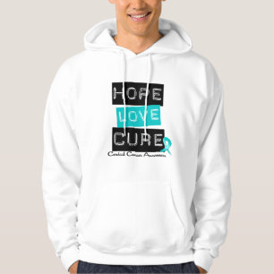 Zervikaler Krebs Hoffnung Liebe Heilung Hoodie