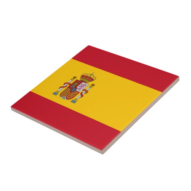 zES001 SPANISH FLAG, Spanien, Fliese (Seite)
