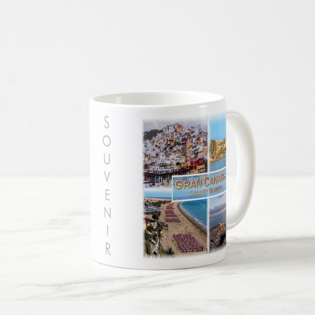 zES008 LAS PALMAS Gran Canaria, Kaffeetasse (VorderseiteRechts)