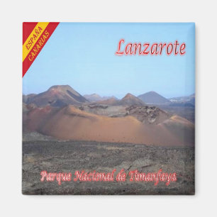 zES011 TIMANFAYA NATIONALPARK Lanzarote, Kühlschra Magnet