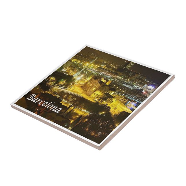 zES018 BARCELONA by Night, Spanien, Fliese (Seite)