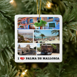 zES020 PALMA DE MALLORCA, Spanien, Keramikornament