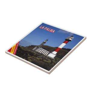 zES080 LA PALMA, LIGHTHOUSE, Spanien, Fliese