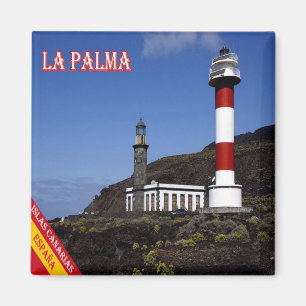 zES080 LA PALMA, LIGHTHOUSE, Spanien, Kühlschrank Magnet