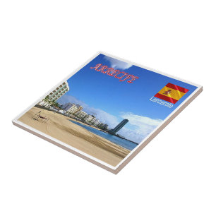 zES086 LANZAROTE, ARRECIFE, Spanien, Fliese