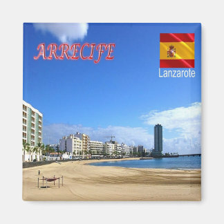 zES086 LANZAROTE, ARRECIFE, Spanien, Kühlschrank Magnet
