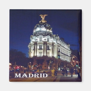 zES093 MADRID Stadt, Spanien, Kühlschrank Magnet