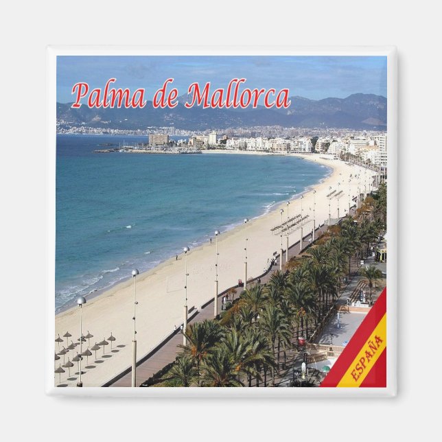 zES101 PALMA DE MALLORCA, Espagne, Aimant frigo (Devant)