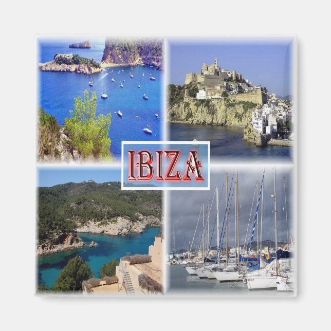 zES113 IBIZA, Altstadt, San Miquel, Santa Eularia, Magnet (Vorne)