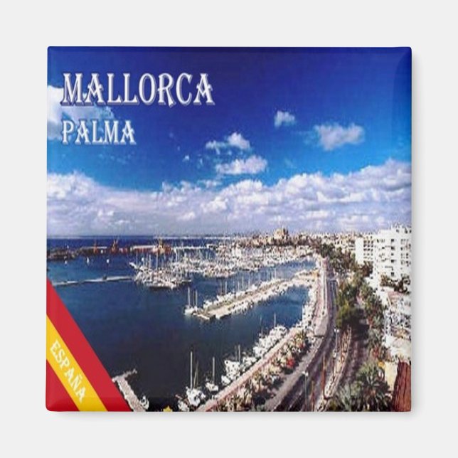 zES119 PALMA DE MALLORCA, Kühlschrank Magnet (Vorne)