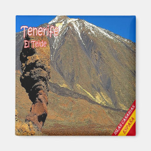 zES136 EL TEIDE Tenerife, Spanien, Kühlschrank Magnet