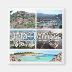 zES163 PALMA Mallorca Deia Soller - Kühlschrankmag Magnet