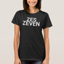 Zes Zeven niederländisches T-Shirt, zes zeven Meme