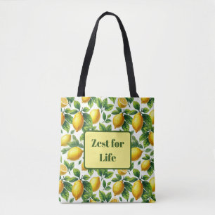 Zest für Lebenslemonen Tasche