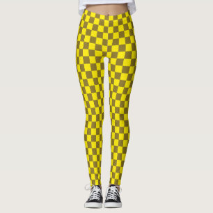 Zest- und Säure-Checkerboard Leggings