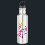 Zestal Trim Edelstahlflasche<br><div class="desc">Edelstahl-Wasserflasche mit dem Zestal Trim Logo.</div>