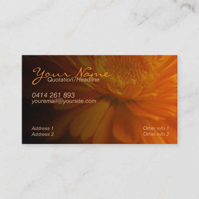 ZeSTiVE Business & Personal Card Visitenkarte (Vorderseite)