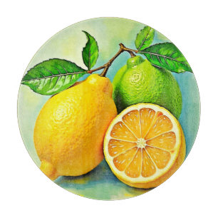 Zesty Citrus Burst of Sunshine Design Schneidebrett