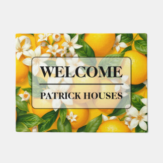 Zesty Lemon & Jasmine Spring Doormat Fußmatte
