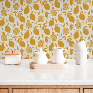 Zesty Lemon Kitchen Tapete